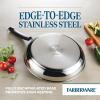 imageFarberware Brilliance Stainless Steel Saute PanJumbo Cooker with Lid and Helper Handle Induction Suitable Dishwasher and Metal Utensil Safe 6 Quart  Stainless SteelStainless Steel