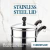 imageFarberware Classic Series Anniversary Edition Stainless Steel Saut Pan and Lid with Helper Handle Induction Suitable 6 Quart Jumbo Cooker Metal Utensil Safe  Stainless SteelStainless Steel