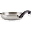 imageFarberware Classic Series Anniversary Edition Stainless Steel Saut Pan and Lid with Helper Handle Induction Suitable 6 Quart Jumbo Cooker Metal Utensil Safe  Stainless SteelStainless Steel