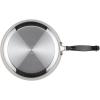 imageFarberware Classic Series Anniversary Edition Stainless Steel Saut Pan and Lid with Helper Handle Induction Suitable 6 Quart Jumbo Cooker Metal Utensil Safe  Stainless SteelStainless Steel