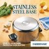 imageFarberware Classic Series Anniversary Edition Stainless Steel Saut Pan and Lid with Helper Handle Induction Suitable 6 Quart Jumbo Cooker Metal Utensil Safe  Stainless SteelStainless Steel