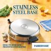 imageFarberware Classic Series Anniversary Edition Stainless Steel Saut Pan and Lid with Helper Handle Induction Suitable 6 Quart Jumbo Cooker Metal Utensil Safe  Stainless SteelStainless Steel