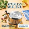 imageFarberware Classic Series Anniversary Edition Stainless Steel Saut Pan and Lid with Helper Handle Induction Suitable 6 Quart Jumbo Cooker Metal Utensil Safe  Stainless SteelStainless Steel