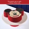 imageFarberware Disney Bake with Mickey Mouse Nonstick Bakeware Cake Pans Baking Sheet and LoafMeatloaf Pan 6 Piece Non Stick Bakeware Set  RedBakeware Set II