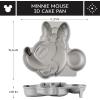 imageFarberware Disney Bake with Minnie Mouse Nonstick Bakeware Cake DecoratingBaking Dish 3D Cake Pan  GrayGray