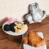imageFarberware Disney Bake with Minnie Mouse Nonstick Bakeware Cake DecoratingBaking Dish 3D Cake Pan  GrayGray