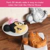 imageFarberware Disney Bake with Minnie Mouse Nonstick Bakeware Cake DecoratingBaking Dish 3D Cake Pan  GrayGray