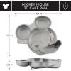 imageFarberware Disney Bake with Minnie Mouse Nonstick Bakeware Cake DecoratingBaking Dish 3D Cake Pan  GrayGray