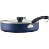 imageFarberware Disney Bon Voyage Ceramic Nonstick Frying Pan Dishwasher Safe Skillet 11 Inch BlueBlue