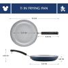 imageFarberware Disney Bon Voyage Ceramic Nonstick Frying Pan Dishwasher Safe Skillet 11 Inch BlueBlue