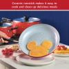 imageFarberware Disney Bon Voyage Ceramic Nonstick Frying Pan Dishwasher Safe Skillet 11 Inch BlueRed