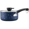 imageFarberware Disney Bon Voyage Ceramic Nonstick Lid Dishwasher Safe Saucepot 3Quart BlueBlue