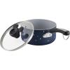 imageFarberware Disney Bon Voyage Ceramic Nonstick Lid Dishwasher Safe Saucepot 3Quart BlueBlue