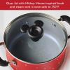 imageFarberware Disney Bon Voyage Ceramic Nonstick Lid Dishwasher Safe Saucepot 3Quart BlueRed