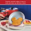 imageFarberware Disney Bon Voyage Ceramic Nonstick Pots and Pans Set with Baking SheetCookie Pan and Disney Home Kitchen Tools 8 Piece Non Stick Cookware Set  RedRed