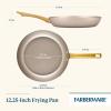 imageFarberware Radiant Nonstick Saute Pan with Lid Dishwasher Safe 275 Quart ChampagneSkillet 1225Inch