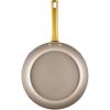 imageFarberware Radiant Nonstick Saute Pan with Lid Dishwasher Safe 275 Quart ChampagneSkillet 1225Inch