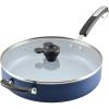 imageFarberware Disney Bon Voyage Ceramic Nonstick Frying Pan Dishwasher Safe Skillet 11 Inch BlueBlue