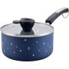 imageFarberware Disney Bon Voyage Ceramic Nonstick Lid Dishwasher Safe Saucepot 3Quart BlueBlue
