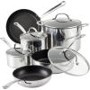 imageFarberware Millennium Stainless Steel Cookware Pots and Pans Set 10 PieceStainless Steel Nonstick