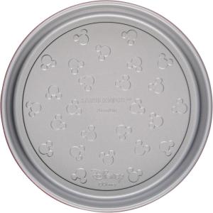 imageFarberware Disney Bake with Mickey Mouse Bakeware Nonstick Springform Baking PanNonstick Springform Cake PanNonstick Cheesecake Pan Round 9 Inch  Red and GrayRed