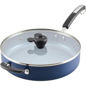 imageFarberware Disney Bon Voyage Ceramic Nonstick Frying Pan Dishwasher Safe Skillet 11 Inch BlueBlue