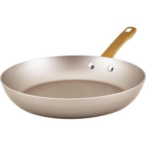 imageFarberware Radiant Nonstick Saute Pan with Lid Dishwasher Safe 275 Quart ChampagneSkillet 1225Inch