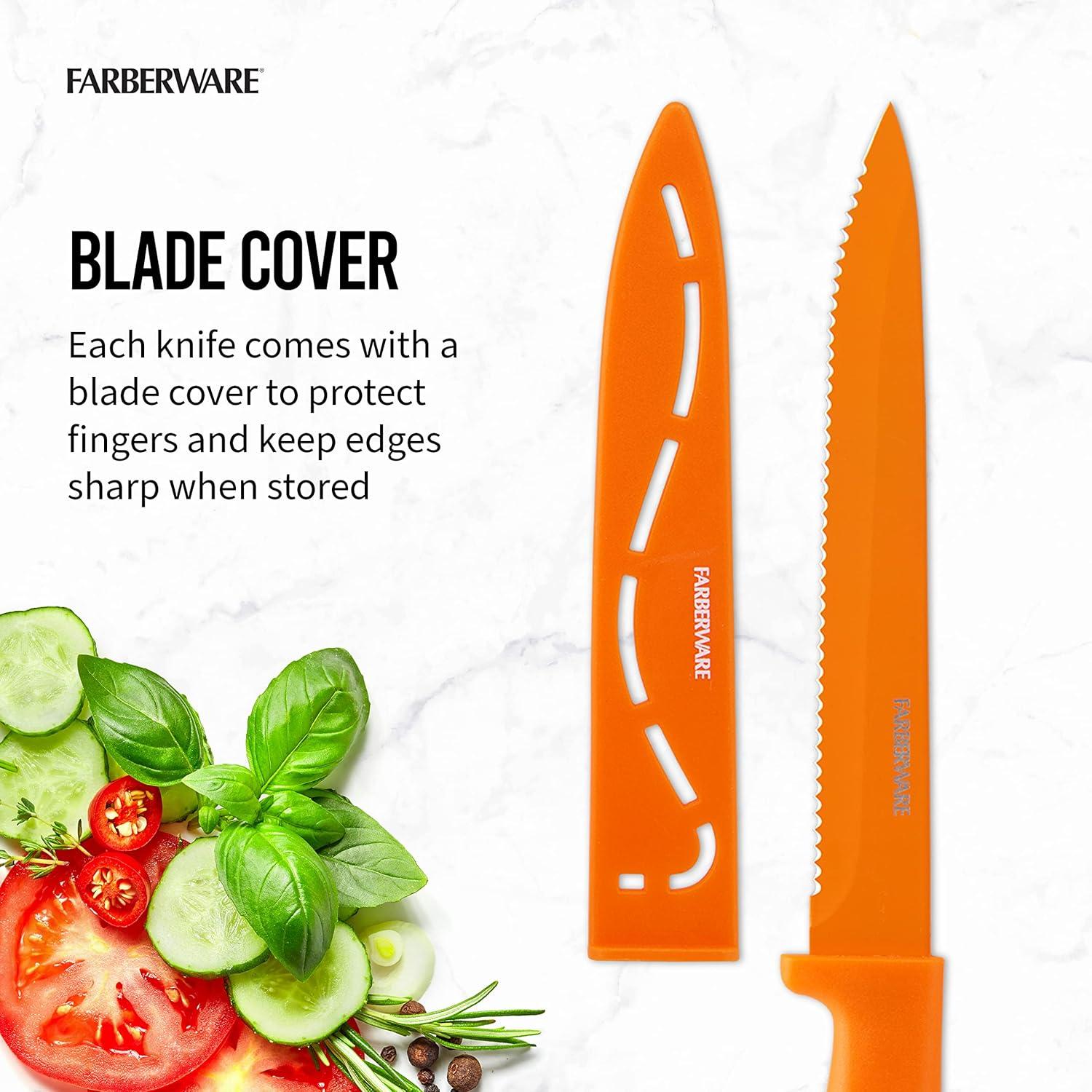 imageFarberware  5272030 Farberware Resin Cutlery Set Assorted Pastel Cool 12pieceMulticolor Rainbow