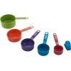 imageFARBERWARE 5Piece Measuring Cup Set with Coffee Scoop Durable Plastic Nesting Measuring Cups with EasyRead Markings BPAFree Dishwasher Safe