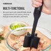 imageFARBERWARE Nylon Meat and Potato Masher  5Blade Ground Meat Chopper HeatResistant to 450F Safe for Nonstick Cookware Ergonomic Handle 10Inch DishwasherSafe BlackBlack