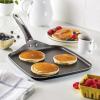 imageFarberware  21745 Farberware High Performance Nonstick Griddle PanFlat Grill 11 Inch BlackGriddle 11