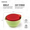 imageFarberware  5216128 Farberware Professional Plastic Mixing Bowls Set of 3 OrangeRedLightGreenOrangeRedLightGreen