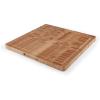imageFarberware 16Inch Endgrain Rubberwood Cutting Board with Deep Juice Groove  Reversible Wooden Charcuterie Board for Chopping Serving Everyday Use with Finger Grooves for Easy CarryingRubberwood