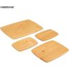 imageFarberware 3Piece Wood Cutting Board Set Reversible Chopping Boards for Meal Prep and Serving Charcuterie Boards Wooden Cutting Boards with Builtin Handles Set of 3 Assorted Sizes Bamboo14L x 11W
