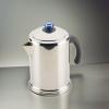 imageFarberware 47053 Classic Stainless Steel Yosemite 12Cup Coffee Percolator 12 Cup Coffee Maker Silver12 Cup  Blue Knob