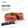 imageFarberware 4Piece FullTang Triple Rivet Never Needs Sharpening Stainless Steel Steak Knife Set Black