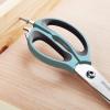 imageFarberware 4in1 Kitchen Shears 2Piece Aqua and GrayAqua and Gray