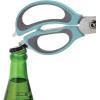 imageFarberware 4in1 Kitchen Shears 2Piece Aqua and GrayAqua and Gray