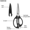 imageFarberware 4in1 Kitchen Shears 2Piece Aqua and GrayBlack