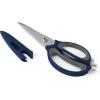 imageFarberware 4in1 Kitchen Shears 2Piece Aqua and GrayNavy and Gray