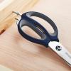 imageFarberware 4in1 Kitchen Shears 2Piece Aqua and GrayNavy and Gray