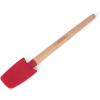 imageFarberware 5216385 Professional Heat Resistant Silicone Spatula with Wood HandleSafe for NonStick Cookware Set of 2 RedJar Spatula