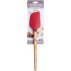 imageFarberware 5216385 Professional Heat Resistant Silicone Spatula with Wood HandleSafe for NonStick Cookware Set of 2 RedSpatula