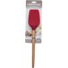 imageFarberware 5216385 Professional Heat Resistant Silicone Spatula with Wood HandleSafe for NonStick Cookware Set of 2 RedSpoon Spatula