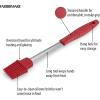 imageFarberware BBQ Basting Brush 1594Inch Red1 EA