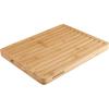 imageFarberware Bamboo Bread Cutting Board with Finger Grip and Juice Groove 11x14 Inch Bamboo