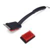 imageFarberware Barbecue Grill Brushes Set of 3 BlackLarge Grill Brush with Replacement Head