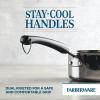 imageFarberware Brilliance Stainless Steel SaucepanSaucepot with Side Spouts for Easy Pouring 1 Quart Dishwasher Safe and Induction Ready Compatible with All Cooktops Stainless Steel