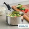 imageFarberware Brilliance Stainless Steel SaucepanSaucepot with Side Spouts for Easy Pouring 1 Quart Dishwasher Safe and Induction Ready Compatible with All Cooktops Stainless Steel