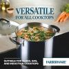 imageFarberware Brilliance Stainless Steel Stockpot with Glass Lid 8 Quart Dishwasher Safe and Induction Ready Compatible with All Cooktops Stainless SteelStockpot 8 Quart